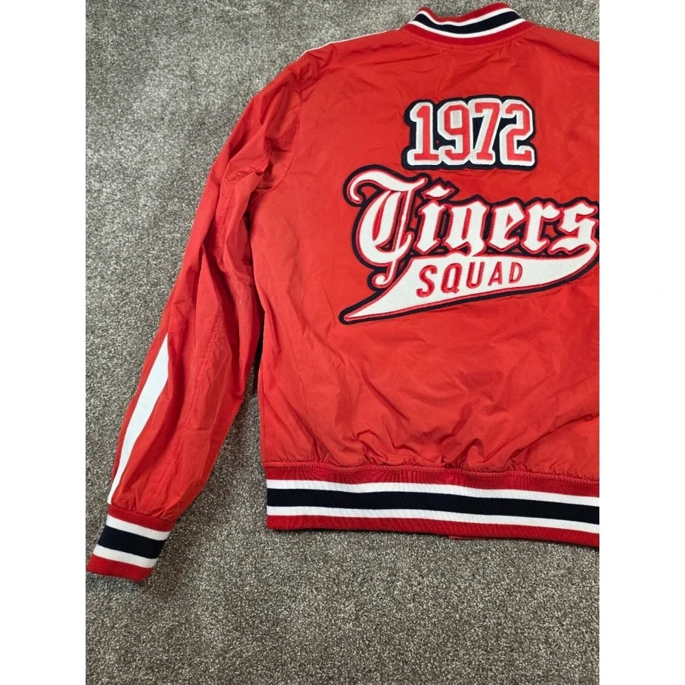 Superdry Athletics Varsity Jacket Mens XL Red 1972 Tigers Squad Bomber M5010764A